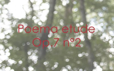 Poema etude Op. 7 n. 2