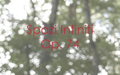 Spazi Infiniti Op. 74