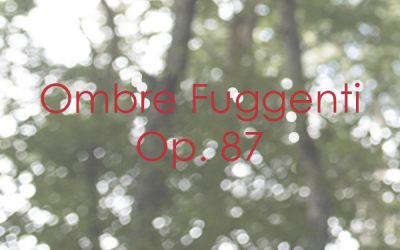 Ombre Fuggenti Op. 87