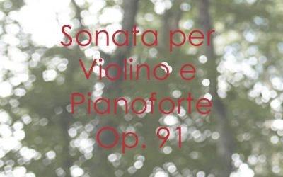 Sonata per Violino e Pianoforte Op. 91